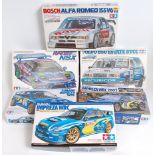 Six various boxed 1/24 scale Highspeed Racing and WRC Plastic Kits all appear as issued to include a