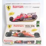 A Protar of Italy 1/24 scale plastic car kit for a Ferrari 126C2 Turbo, together with a Ferrari