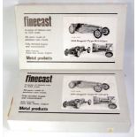 Two boxed as issued Wills Finecast 1/24 scale white metal classic car kits for a 1934 Bugatti type