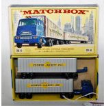 A Matchbox Major Pack M9 Cooper-Jarrett Incorporated Interstate double freighter comprising of