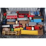 One tray containing of various white metal and resin 1/76 scale kit built commercial vehicles, mixed
