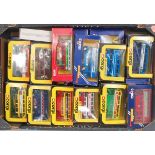 44 various boxed Corgi public transport diecast vehicles to include single decker and double