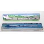 A Dinky Toys pre-war No. 16 silver jubilee train set comprising of No. 2509 LNER locomotive and