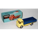 A Corgi Toys No. 456 ERF Model 44G dropside lorry, comprising yellow cab and chassis with metallic