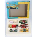 Corgi Toys, Gift Set 37, Lotus Racing Team, comprising of 490 VW breakdown truck, red trailer, Lotus