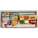 One tray containing a quantity of various boxed Corgi Toys, farming and tractor implements and