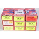 Nine various boxed as issued Tameo 1/43 scale F1 racing car kits to include a March Ford 761 Swedish