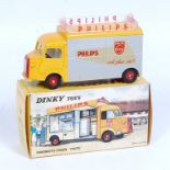 A French Dinky Toys No. 587 Citroen H display van "Philips", comprising yellow and silver body