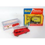 A Dinky Toys boxed diecast group to include No. 449 Johnston road sweeper, and No. 955 fire engine