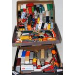 Three trays containing a quantity of various Wiking and other H0 scale plastic vehicles, mixed