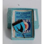 An early 20th century Skybird League pin badge together with an Air League of the British Empire Air