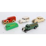A collection of various repainted Dinky Toys and DGM diecast and white metal models to include a