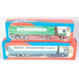 A Tekno 1/50 scale boxed road transport diecast group to include a Caffrey International of