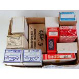 Twelve various boxed 1/43 scale resin and white metal classic car kits, manufacturers to include