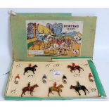 A Britains Hunt Series No. 234 1950s boxed set titled The Meet, comprising of 18 various figures