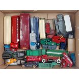One tray containing a quantity of various loose playworn and repainted Dinky Toy, French Dinkys,