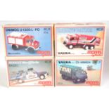 A Monti System of Czechoslovakia 1/48 scale plastic kit group to include a Rally Dakar 6-wheel