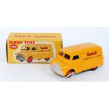 A Dinky Toys No. 480 Kodak Bedford delivery van comprising yellow body with red hubs and Kodak