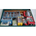 One tray containing a quantity of various mixed scale 1/43 and 1/87 scale diecasts to include