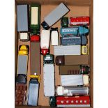 19 various white metal and resin kit built 1/76 scale commercial vehicles all built to a good