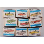 One box containing a quantity of Corgi Toys safety matches, all appear as issued with contents, each