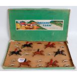 A Britains Set No. 235 1930s Full Cry boxed set comprising of 20 various hunt figures to include