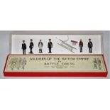 A Britains from set 1426 St John's Ambulance Brigade figure group comprising of two stretcher