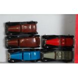 A Dinky Toys loose, playworn, and repainted diecast group to include a No. 36F British Sampson