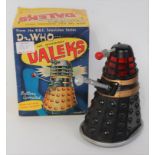 A Marx (Hong Kong) Doctor Who and the Mysterious Daleks battery operated Dalek, finished in black