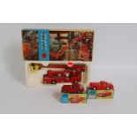 Three various boxed Corgi Toy vintage diecasts to include No. 1127 Simon Snorkel fire engine, No.