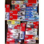 26 various boxed modern release mixed scale aircraft kits to include Airfix, Revell, and others,