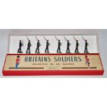 A Britains set No. 2092 Parachute Regiment (1953-59) comprising of officer walking with drawn