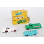 A Dinky Toys boxed commercial vehicle and saloon group to include No. 441 Castrol Petrol tanker, No.