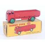 Dinky Toys, 420, Forward Control Lorry, red body with red chassis, green hubs, in the original all