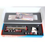 A Tekno 1/50 scale model No. 67248 model of a Volvo 540 tractor unit with silo trailer, finished