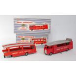 A Dinky Toys car carrier and trailer, boxed diecast group to include the individually boxed No.