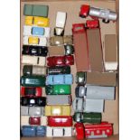 One tray containing a quantity of various white metal and kit built 1/76 scale classic cars and