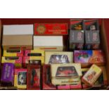 A box containing a quantity of Matchbox Models of Yesteryear and Corgi Original Omnibus diecasts, to