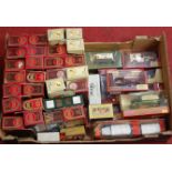 One tray containing a quantity of mixed issue Matchbox Models of Yesteryear and loose diecast, to