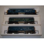 Three various boxed Hornby 00 gauge diesel locomotives, to include No.R751, R072, and R068, all in