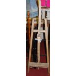 A beechwood artists easel