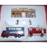 A Corgi Classics No.31012 Mickey Keeley boxing set, appears as issued in the original pictorial