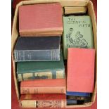 A collection of antiquarian cloth covered books, to include In the Wilds of Africa by Nelson, The