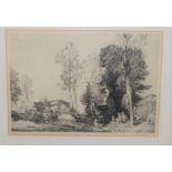 Leonard Russell Squirrell (1893-1979) - The picnic, etching, signed and titled in pencil to the