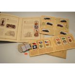 A box of assorted loose cigarette cards to include John Players Poultry, together with various
