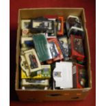 A box of boxed modern issue diecast toy vehicles, to include Lledo, Matchbox Models of Yesteryear