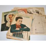 A collection of 1940s French women's magazines, to include copies of Marie Claire and Elle etc (20)