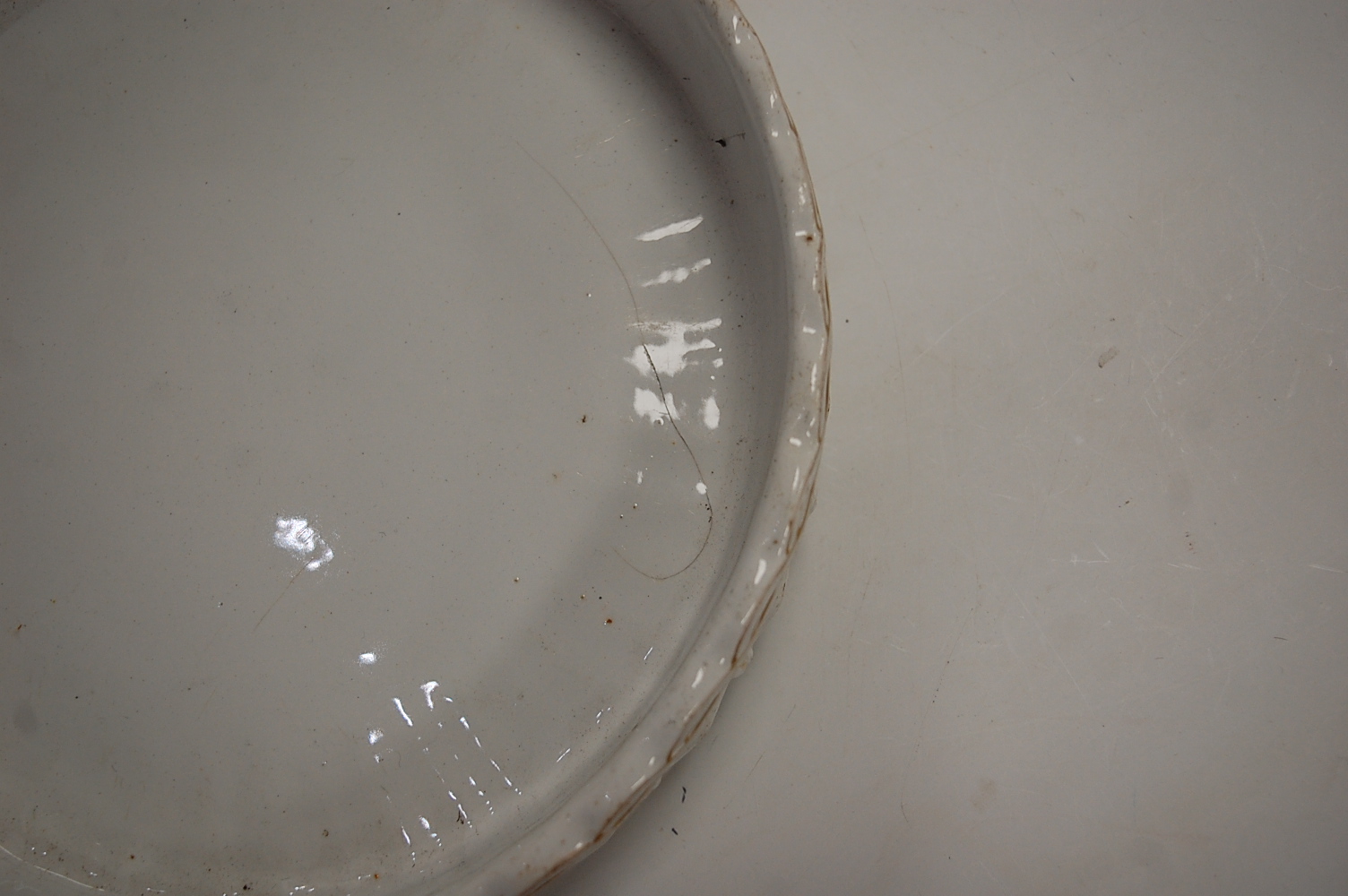 A large Victorian Copeland cheese dish and cover, having basket weave decoration heightened in gilt, - Image 3 of 6