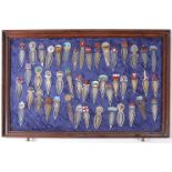 A large collection of mainly base metal and enamelled souvenir bookmarks, to include Cowes,
