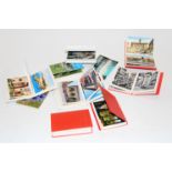 A collection of bound colour photographs of continental topography